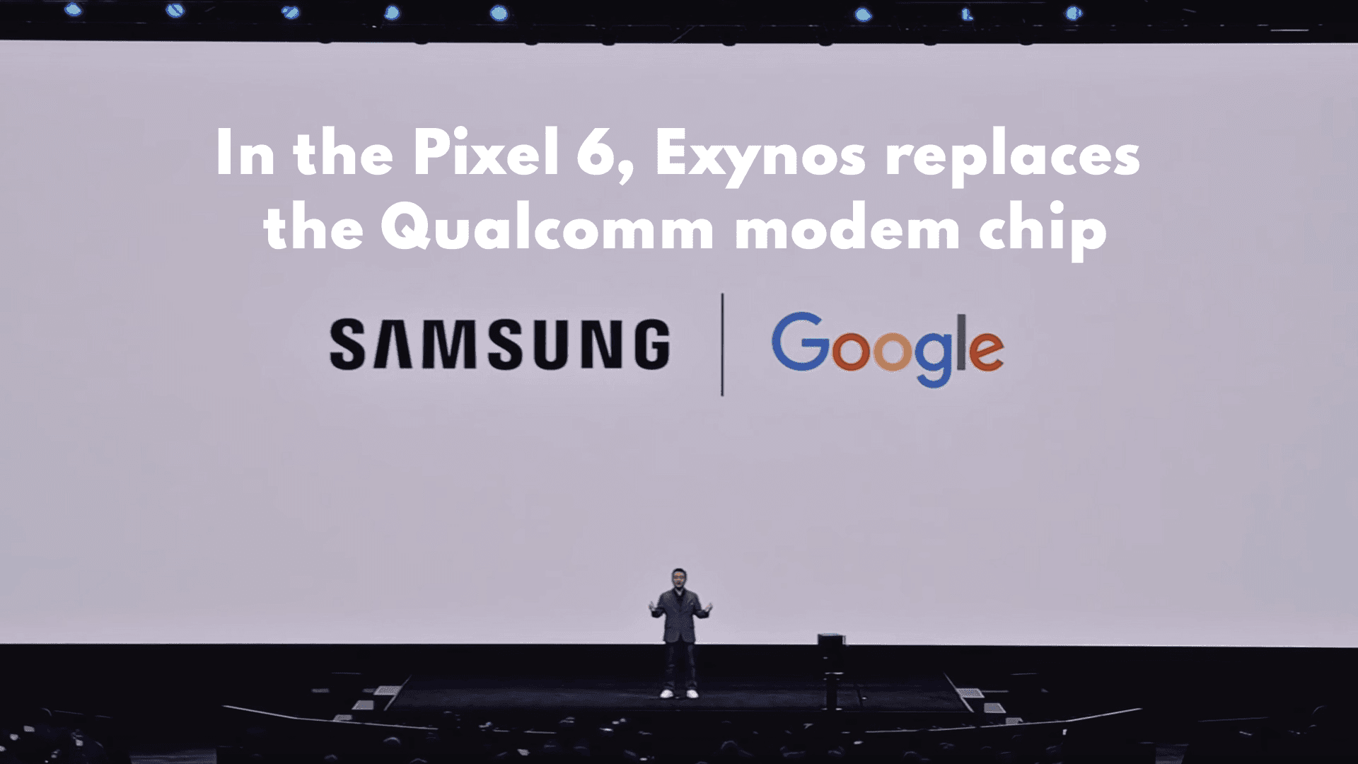 In the Pixel 6, Exynos replaces the Qualcomm modem chip