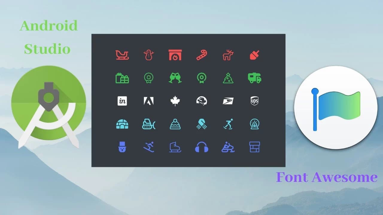 Use Font Awesome icons in android apps