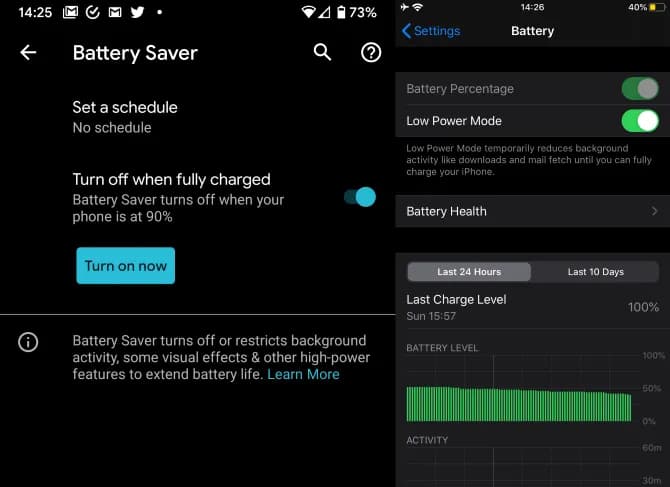 charge speed and schedule