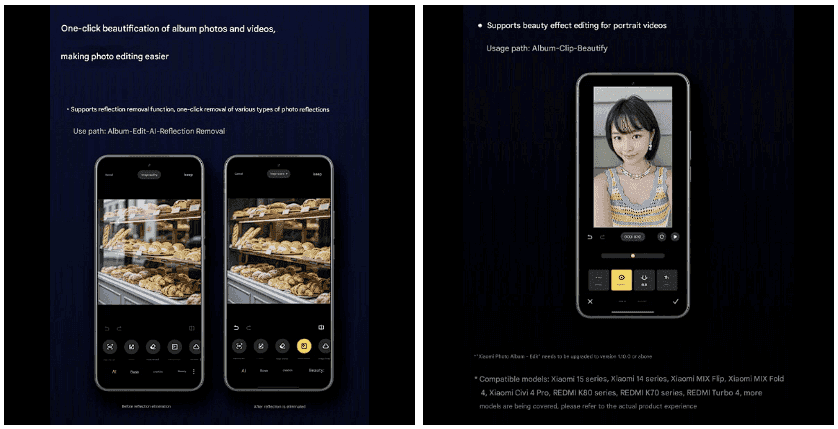 xiaomi hyperos photo and video editing