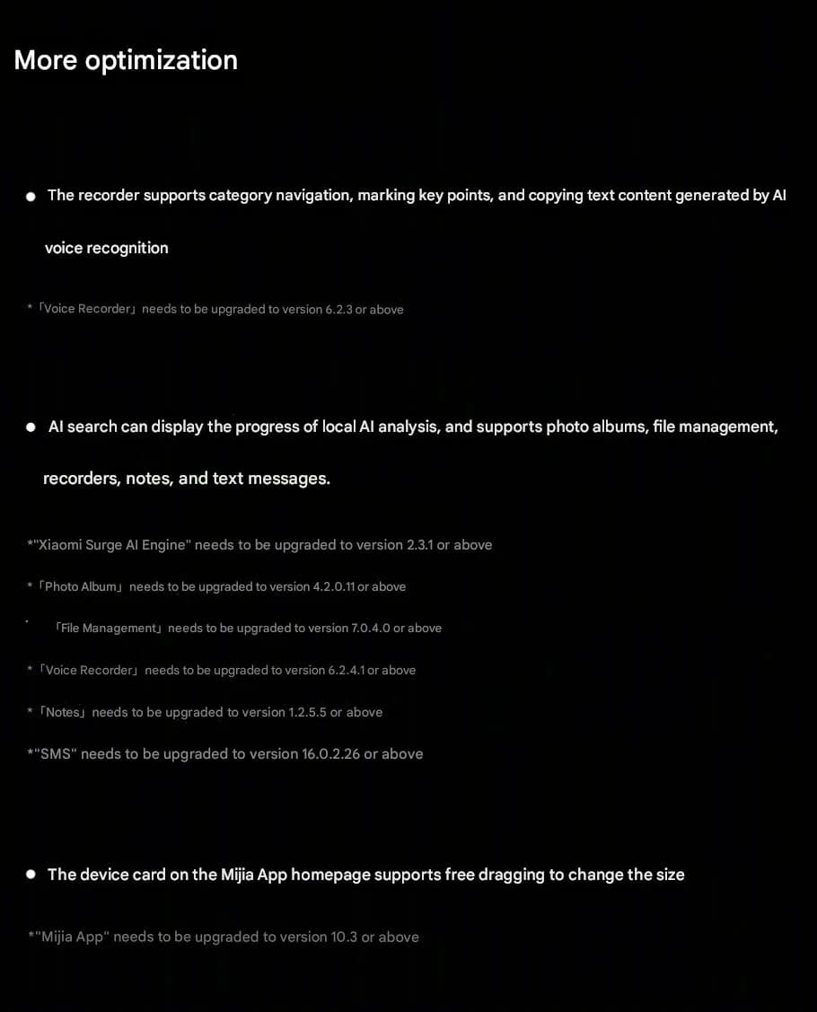 Hyperos 2.2 System-Wide optimizations