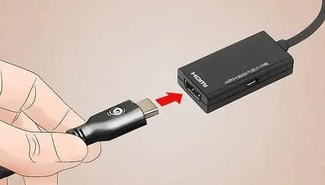 cast to TV screen mirroring with cable