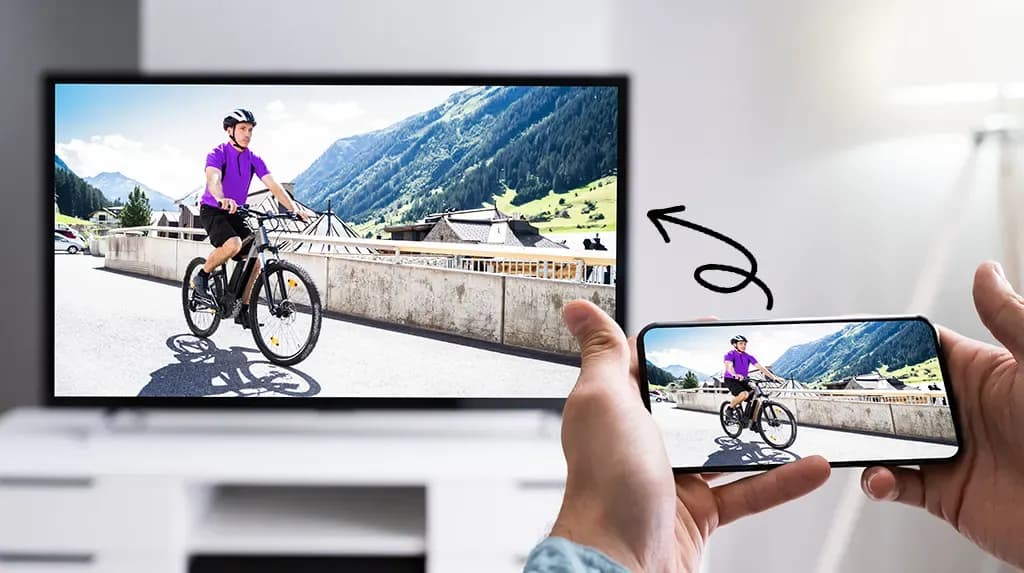 cast to TV screen mirroring