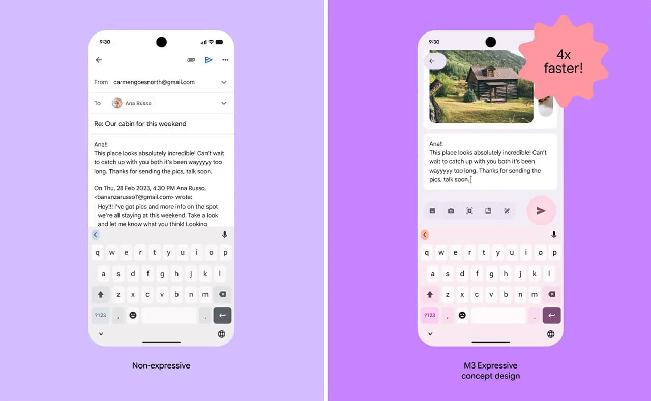 google material 3 expressive gmail