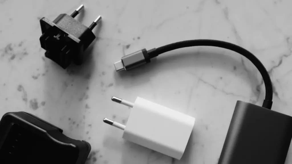 charging smartphone