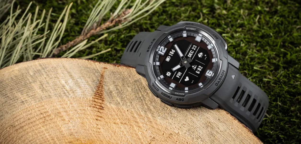 garmin instinct crossover solar graphite