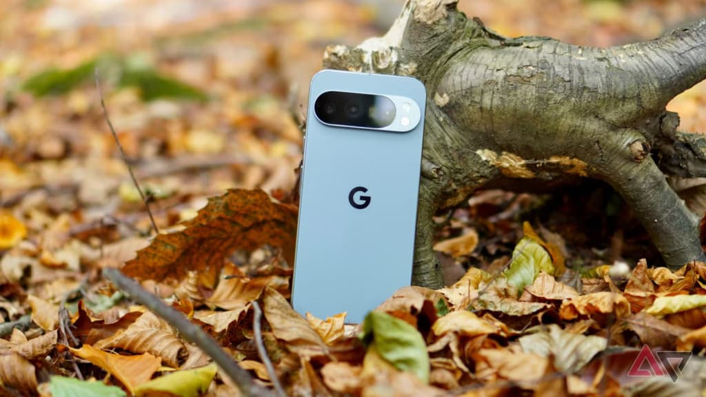 Google Pixel 10 Pro XL in nature