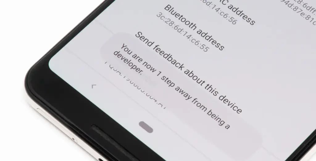 android developer option enabled
