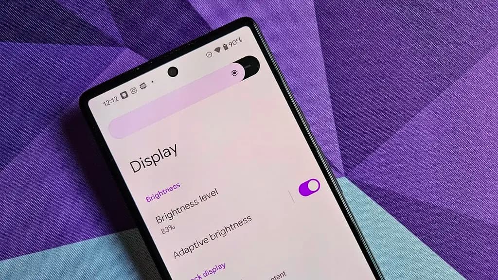 android  Disable the adaptive brightness