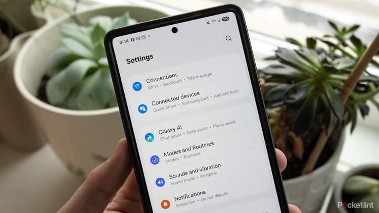 galaxy s25 settings menu