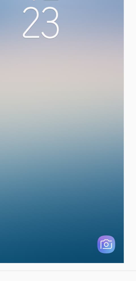lock screen android camera