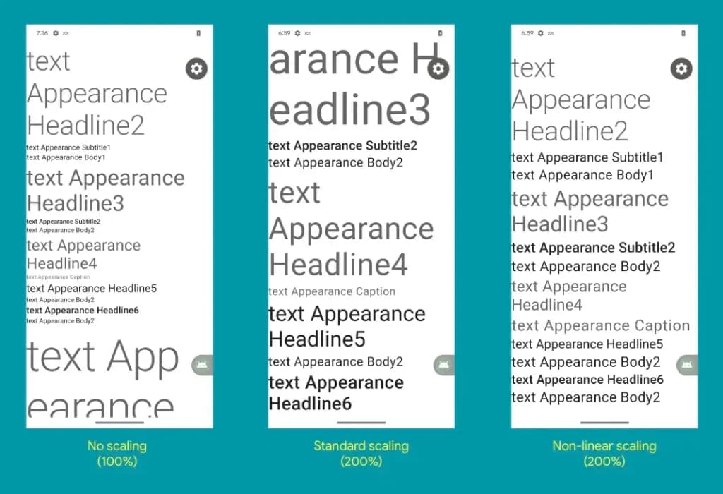android 14 new features font