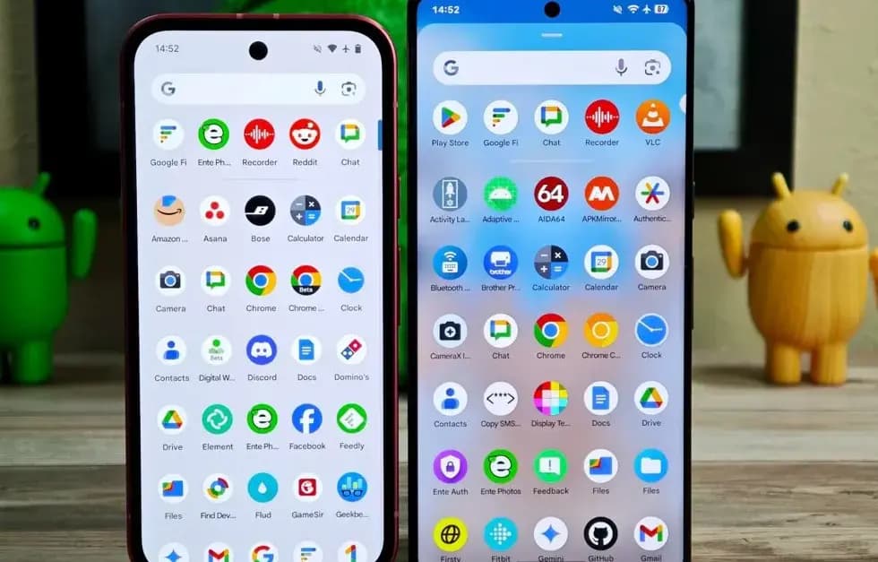 android 16 app drawer blur