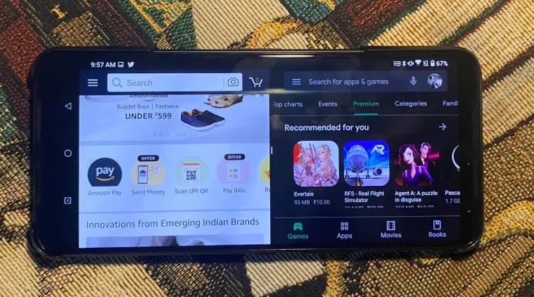 Android split screen