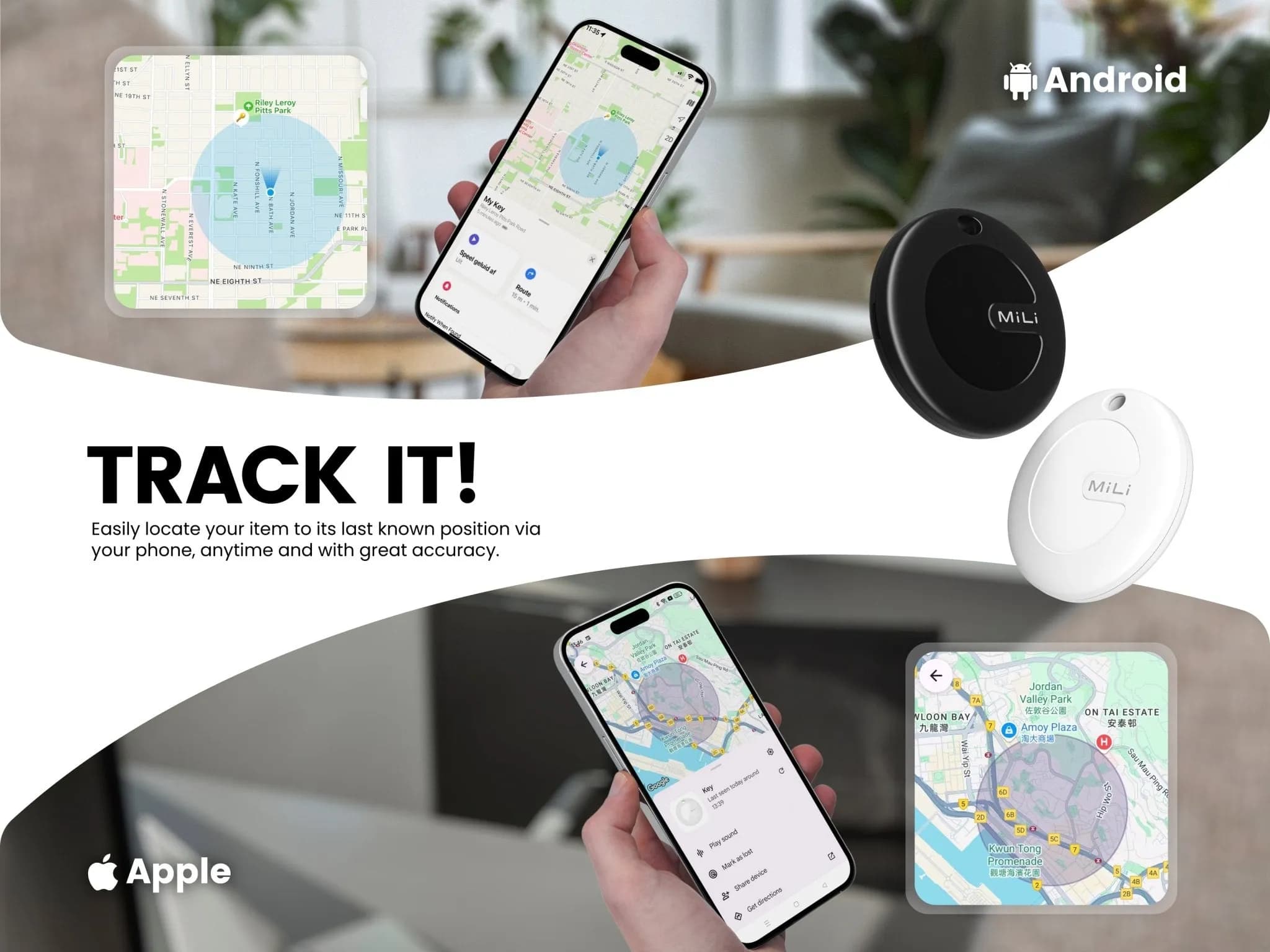 MiTag Duo – works with Android and iOS