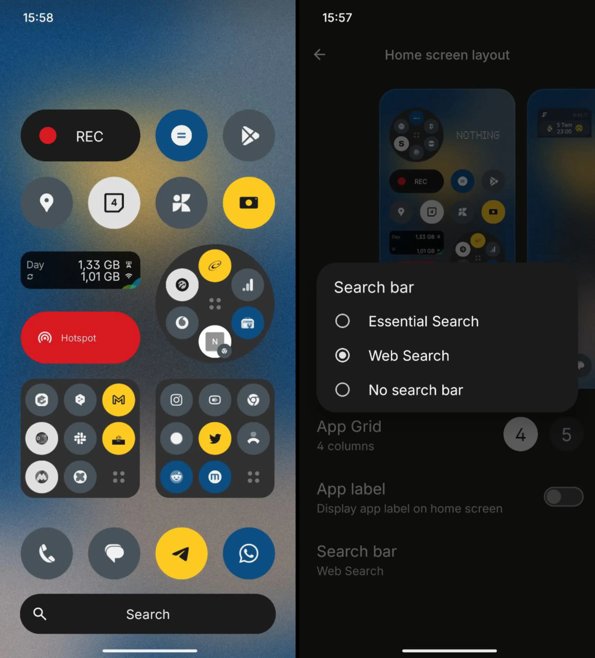 Nothing Launcher update 3.3.4 brings new UI and smoother animations