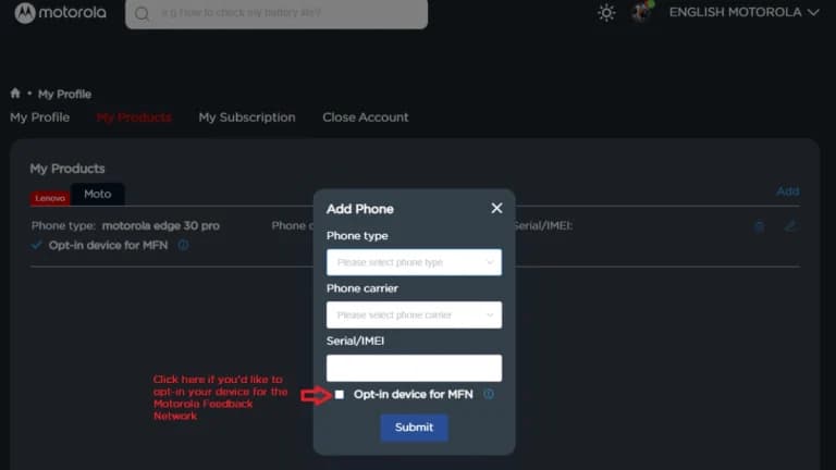 motorola join mfn beta testing android 16