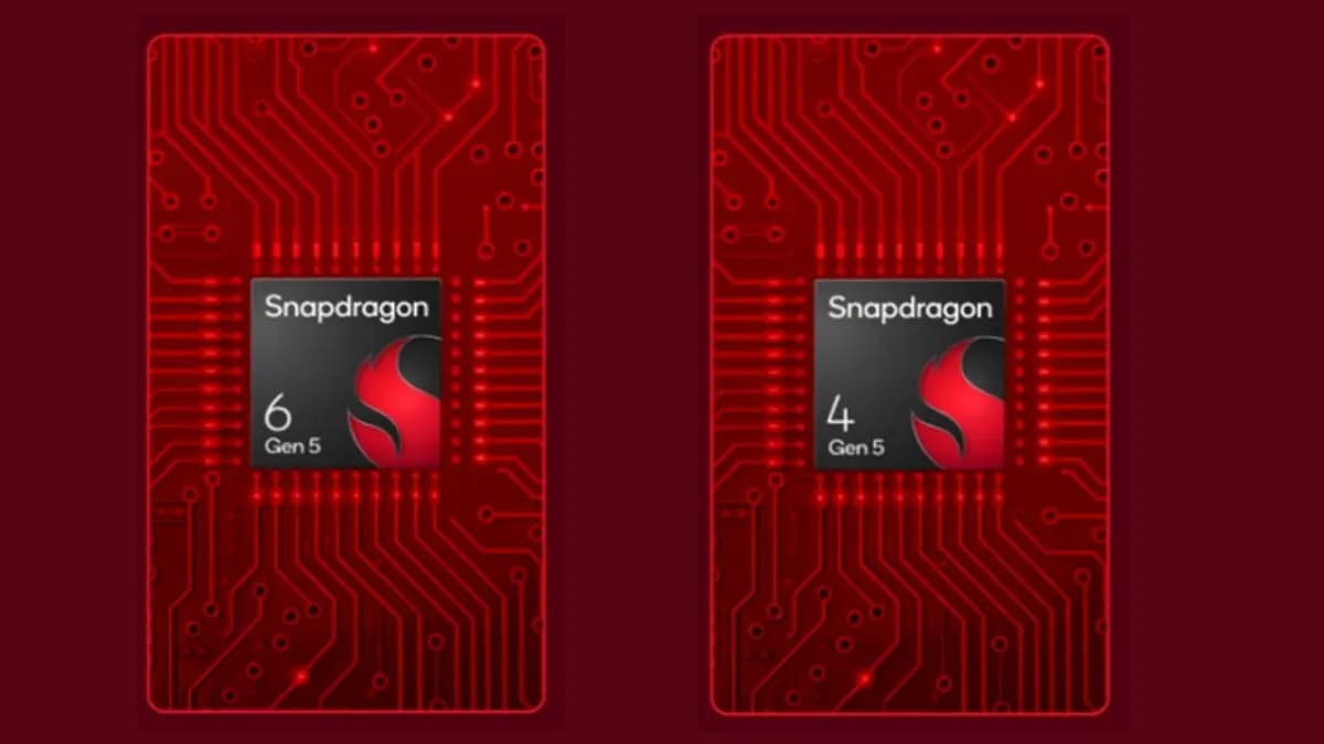 Snapdragon 4 Gen 5 and Snapdragon 6 Gen 5 Announced