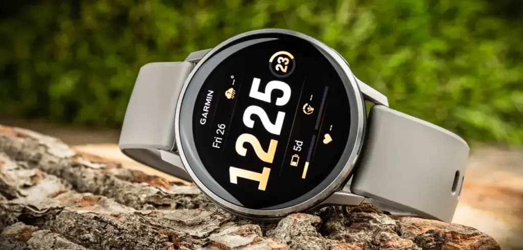 garmin venu 4 45mm silver silver gray silicone band