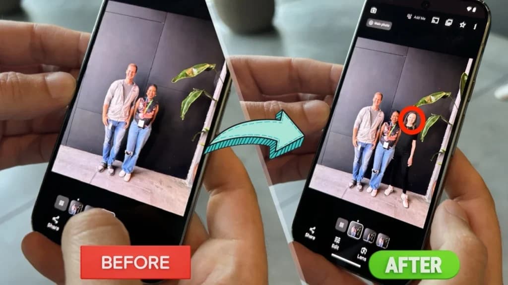 google pixel add me feature