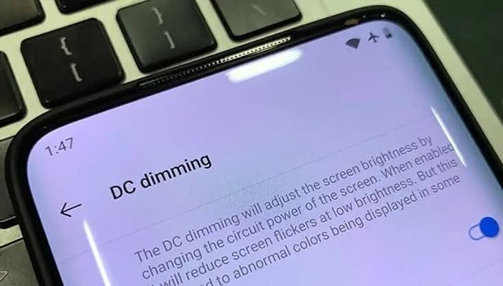 samung galaxy s27 ultra DC dimming