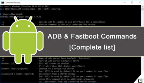 Useful fastboot commands