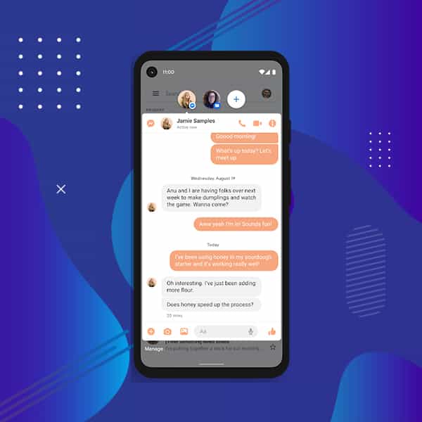 How is Android better than iOS 2 android chat bubbles