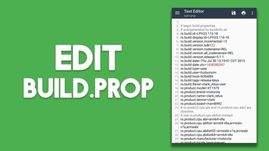 How to edit build.prop file without root 11 edit build prop