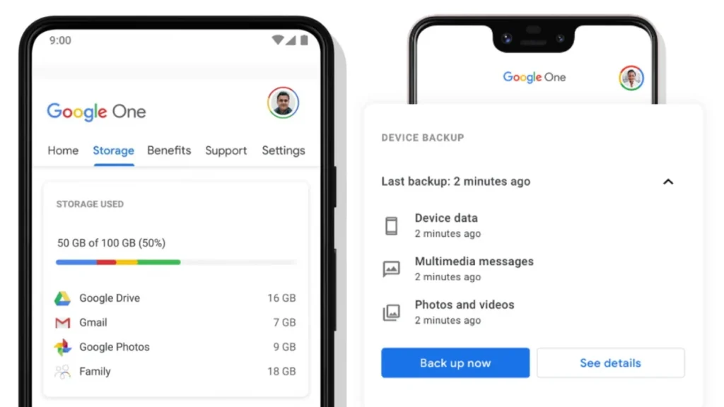 google one backup