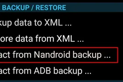 extract from nandroid