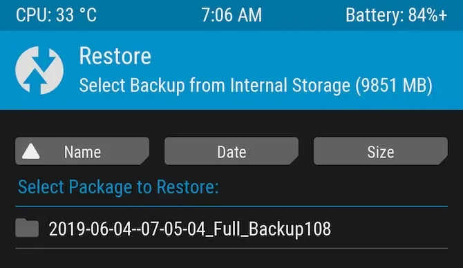 twrp restore bricked device