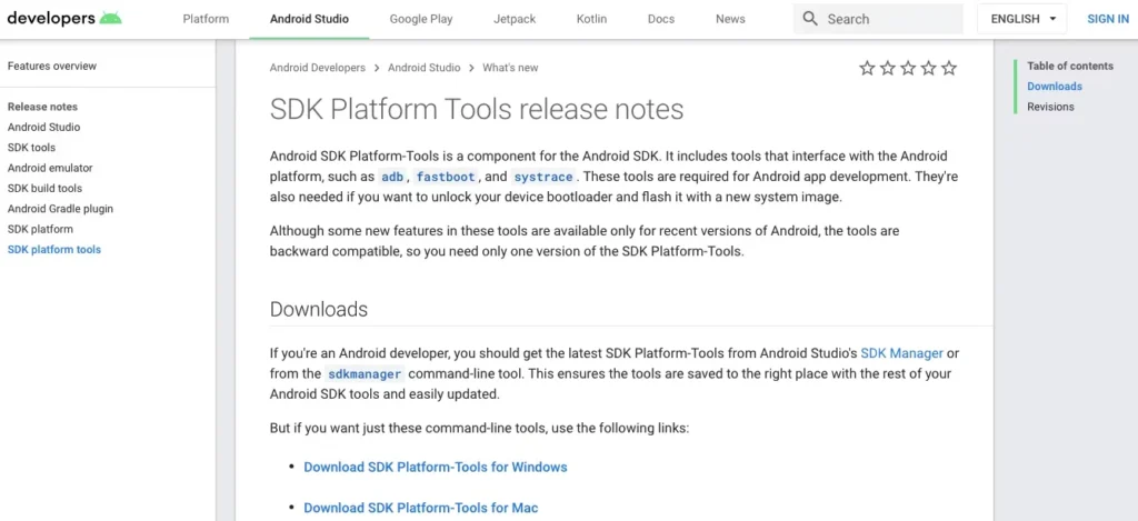 android platform tools