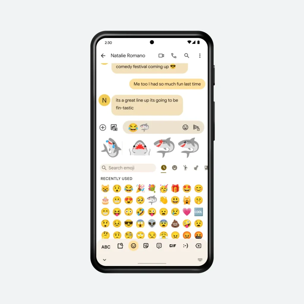 new emoji on android