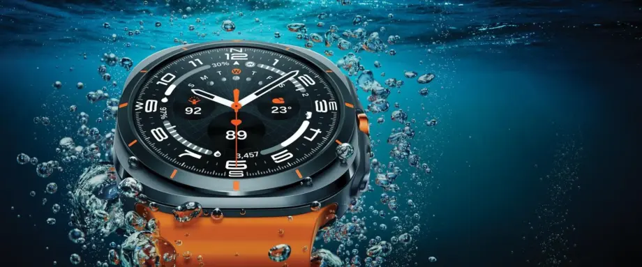 galaxy watch ultra under water