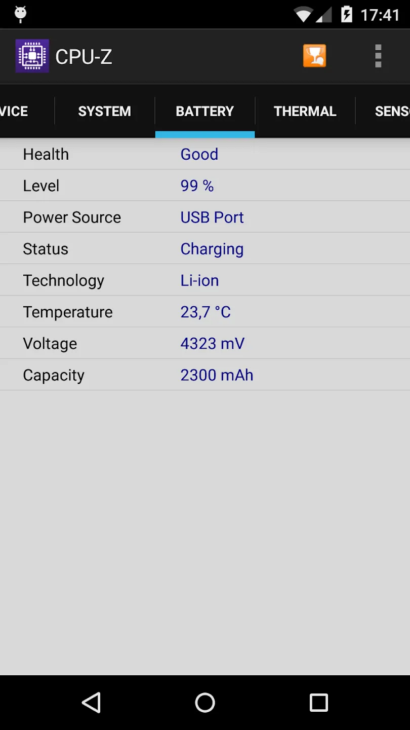 cpu-z battery stats