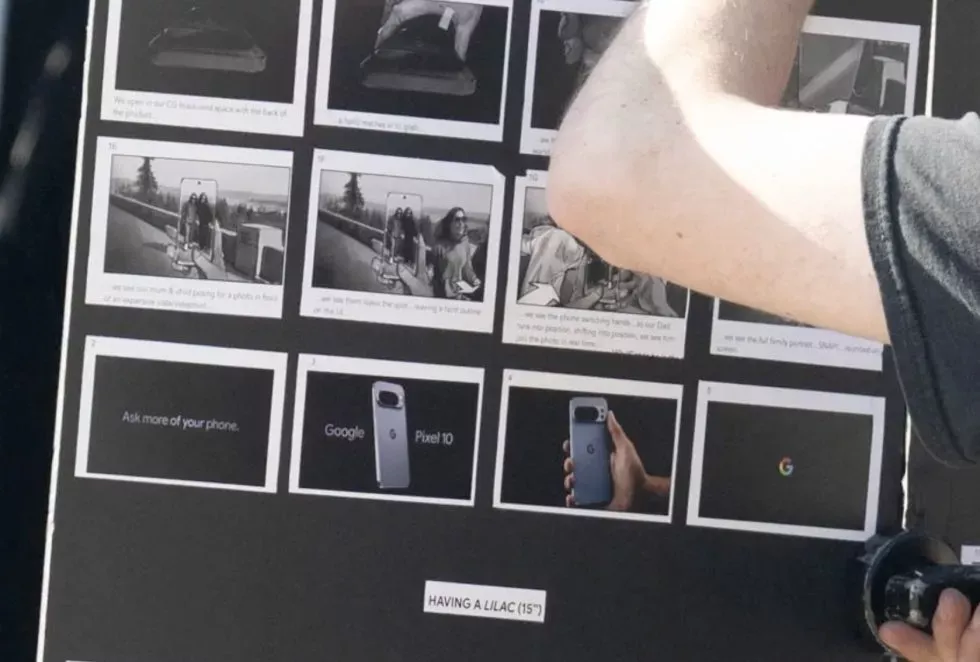Google Pixel 10 Pro was spotted on commercial set 5 Pixel 10 Pro commercial set