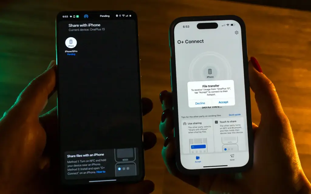 6 useful connectivity features you should know 7 OnePlus 13 share with iPhone
