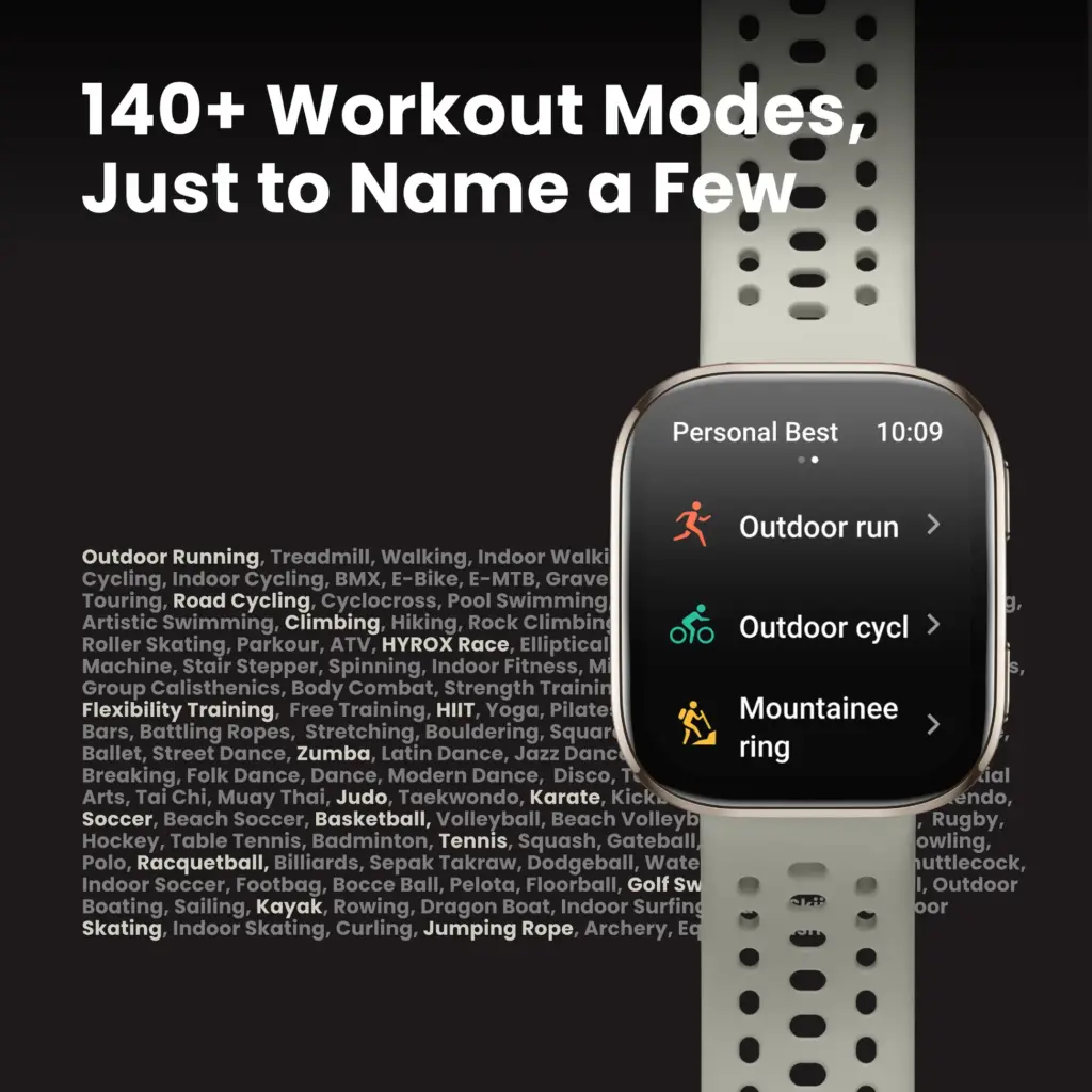 amazfit bip 6 Fitness features