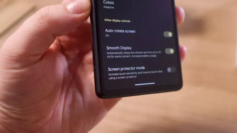 10 settings you need to change to improve your Pixel experience 3 pixel smooth display