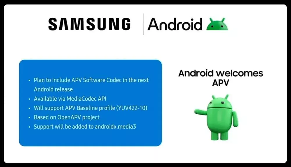 Android 16 brings long waited great features 9 APV Codec support android 16 update