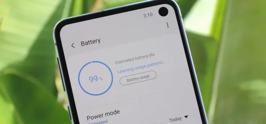 samsung battery settings
