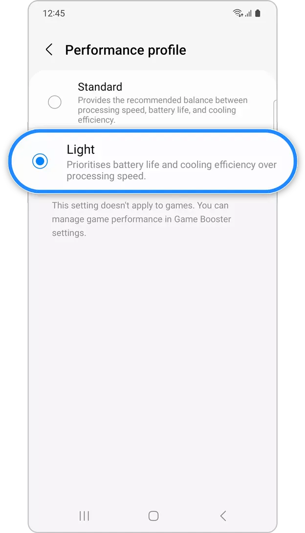 7 settings to drasticaly improve battery life on any Samsung device 9 samsung performance profile