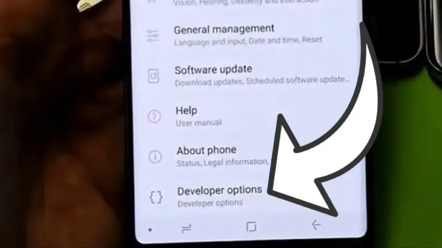 usb debugging and developer options