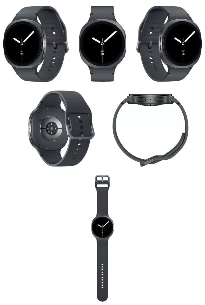 Samsung's Galaxy Watch 7 vs Watch 8 - any significant differences? 4 Samsung Galaxy Watch 8 all sides