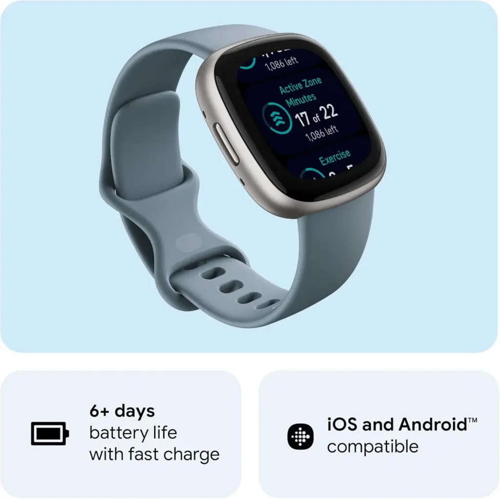 Fitbit Versa 4 - a premium smartwatch and fitness tracker - on sale 7 fit bit versa 4 details