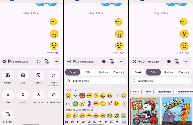 Google starts rolling out Material 3 Expressive to Messages app 6 Material 3 Expressive Messeges app