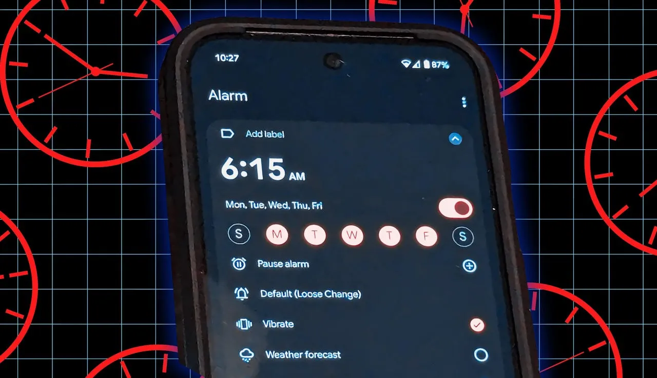 pixel alarm bug