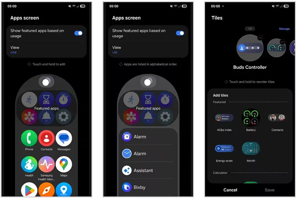 One UI 8 Watch Beta brings more design changes 8 One UI 8 Watch settings menu