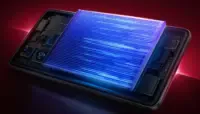 Redmi phone showing the battery