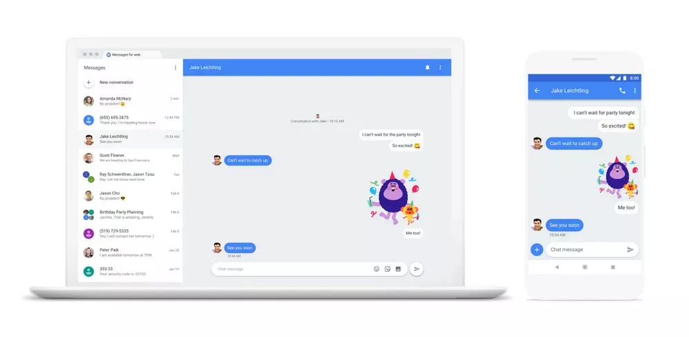 web messages